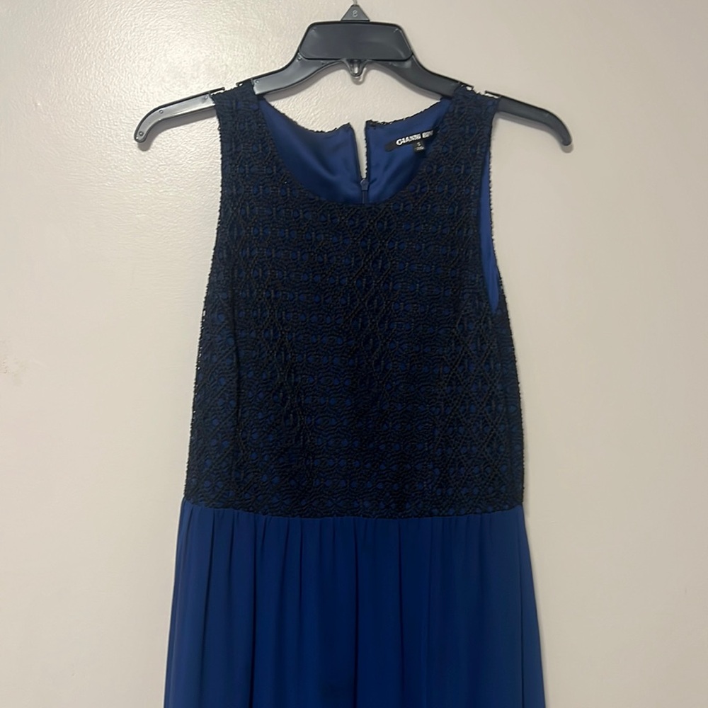 Blue long dress